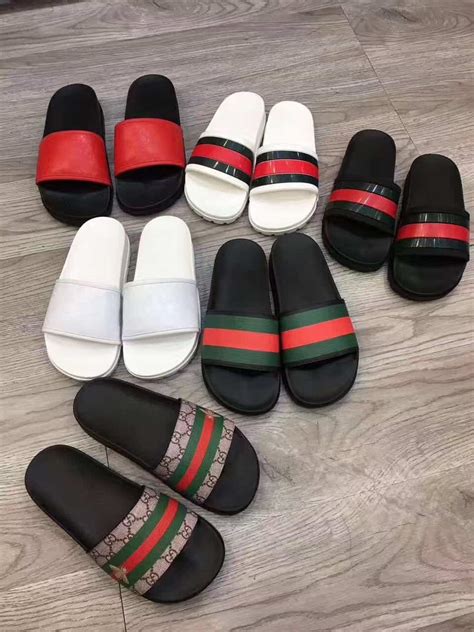 fake brown gucci classes|how to identify gucci slides.